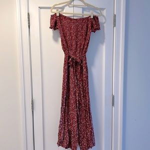 Red Lulus Junpsuit- size large